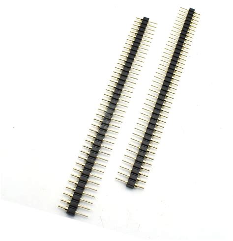 Amazon MECCANIXITY Straight Pin Header DIP Single Row 4 Pin 2 54mm