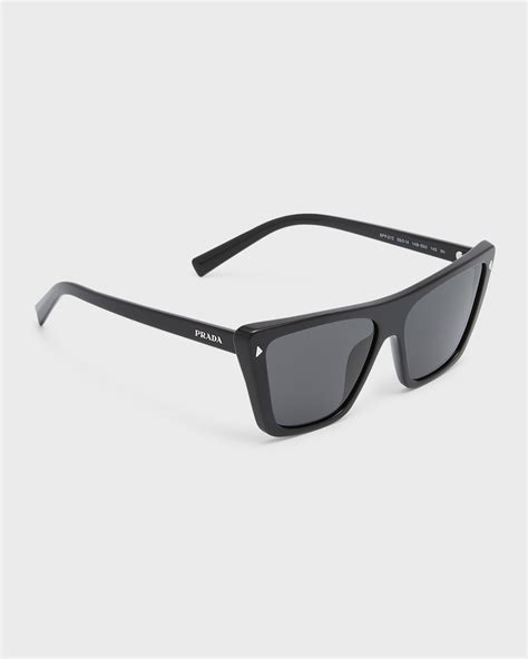 Prada Pr Zs Logo Square Acetate Sunglasses Neiman Marcus