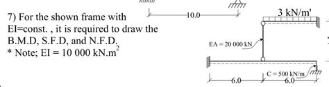 7 For The Shown Frame With Ei Const It Is