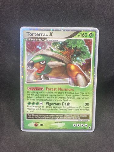 Pokemon Card Torterra LV X Diamond And Pearl 122 130 HOLO Ultra