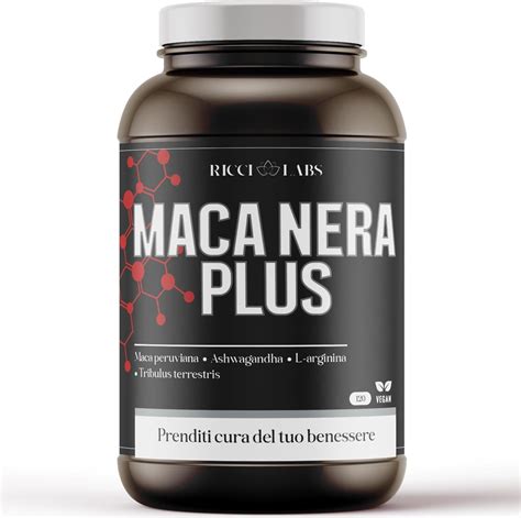 Ricci Labs Integratore Maca Nera Peruviana Arginina Tribulus Terrestris