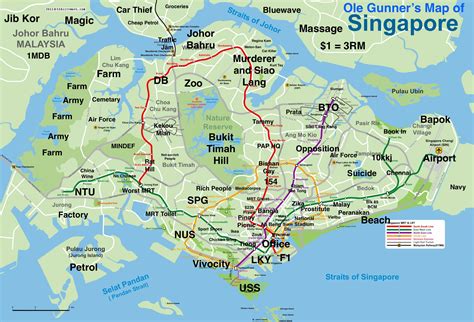 singapore map