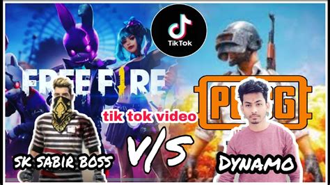 Free Fire Vs Pubg Tik Tok Video Free Fire Tik Tok Video Pubg Tik