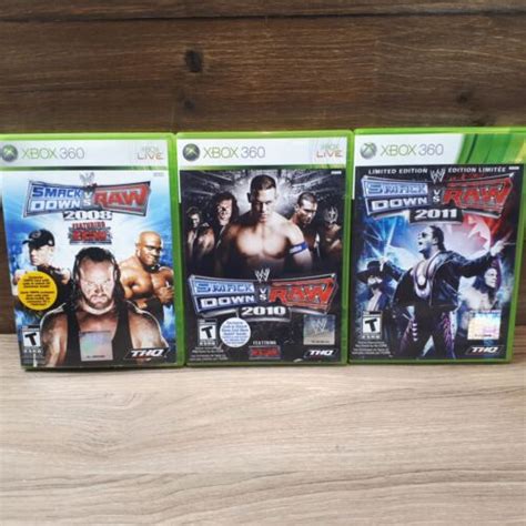 Wwe Smackdown Vs Raw Xbox Game Lot Ebay