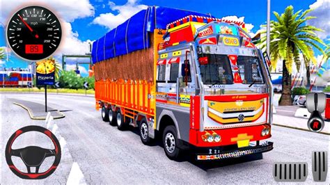 Indian Cargo Truck Ashok Lorry Driving Offroad Truck Driver Simulator