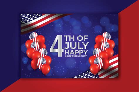 4th Of July Happy Independence Day Background Design 11559283 Vector Art At Vecteezy