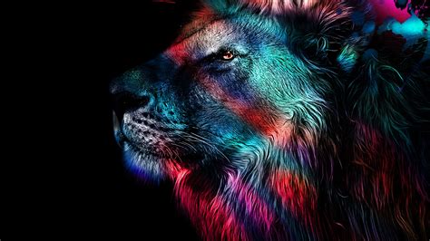 Amoled Lion Wallpapers 4k Hd Amoled Lion Backgrounds On Wallpaperbat