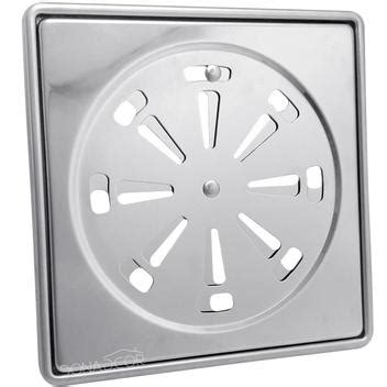 Ralo Para Banheiro 15X15 Inox Porta Grelha Tampa Abre Fecha Dona D