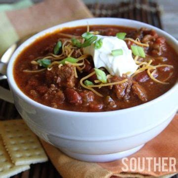 Slow Cooker Chili - Southern Bite
