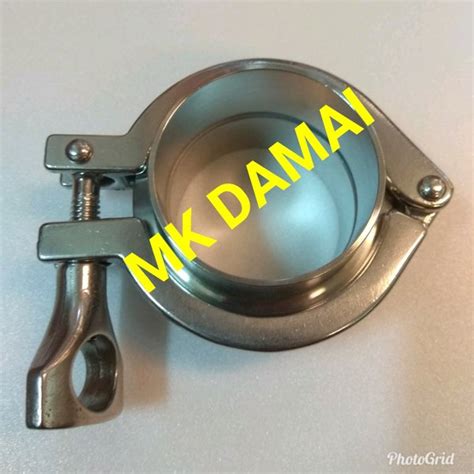 Jual Clamp Ferrule Sanitary Ss Uk Inch Set Di Lapak Mk Damai