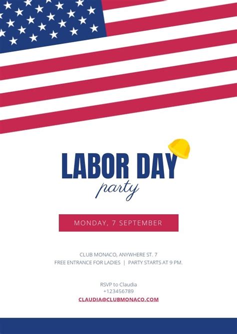 Labor Day Flyer Template - Flipsnack