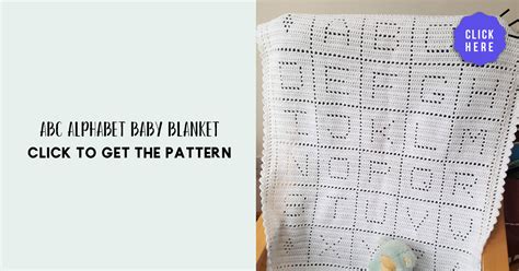 Abc Alphabet Baby Blanket Share A Pattern