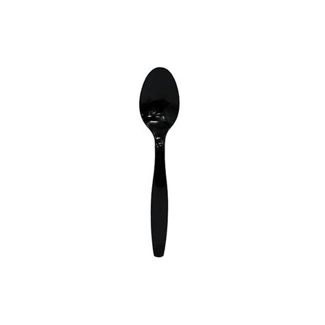 Black Plastic Spoons Originalfoods Uk