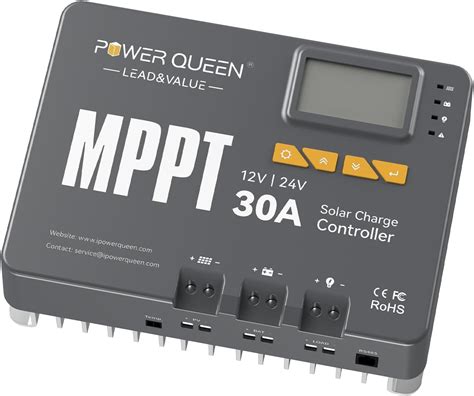 Power Queen A Mppt V Auto Dc Input Solarladeregler Mit