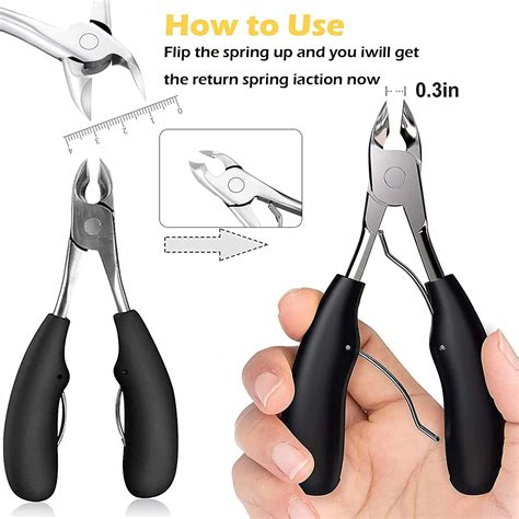 Professional Sharp Toe Nail Clippers For Seniors With Thick Nails