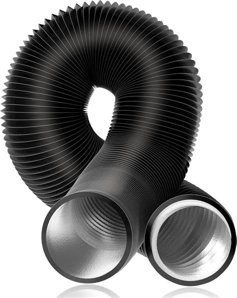 Hon Guan Tuyau D Vacuation Flexible M En Pvc Aluminium Noir