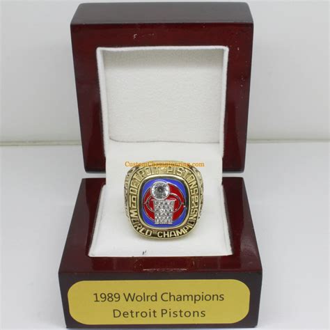 1989 Detroit Pistons Basketball World Championship Ring