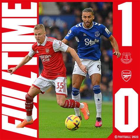 Everton Vs Arsenal Sean Dyche Shock League Leaders With Win Futball News