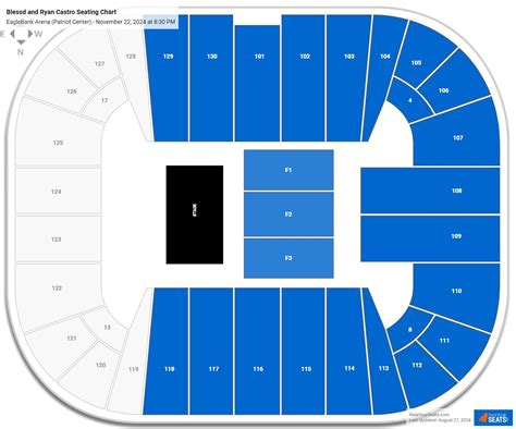 EagleBank Arena Seating Chart RateYourSeats