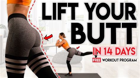 Lift Your Butt In 14 Days 5 Minute Home Workout Program Youtube