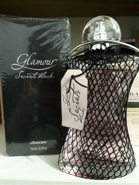 Perfume Glamour Secrets Black O Boticario Perfume Feminino O