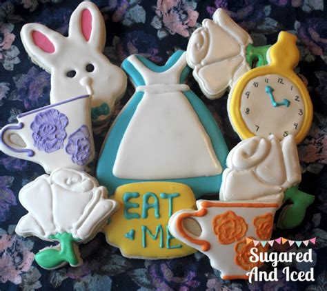 Halloween Alice and Wonderland Cookies