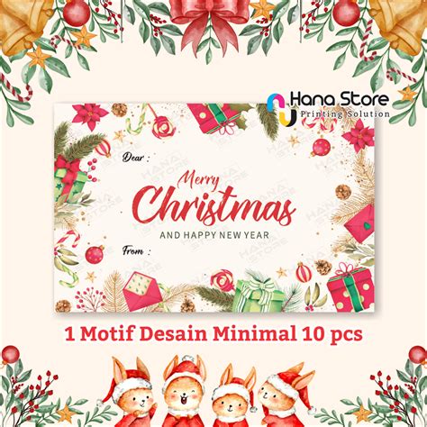 Jual Kartu Ucapan NATAL BIG SIZE 11 5 X 7 5 Cm Greeting Card NATAL