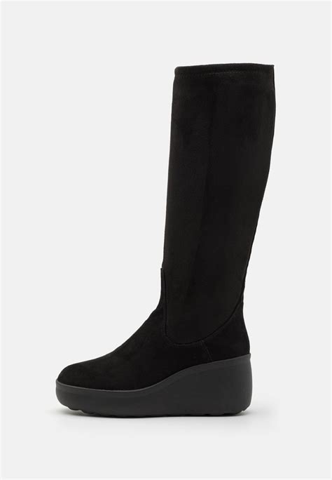 Geox Spherica Ec9 Bottes à Plateau Black Noir Zalando Fr