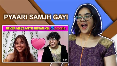 She Found Her Love On Omegle 😍 Reaction Omegle India Sarcastic Monk