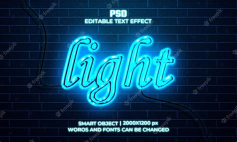 Premium Psd Neon Text Effect Premium Psd With Background