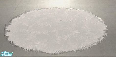 The Sims Resource Crazy Livingroom Recolors Fluffy Rug Round White