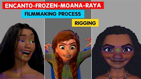 Disney S Filmmaking Process Rigging In Encanto Frozen Moana Raya