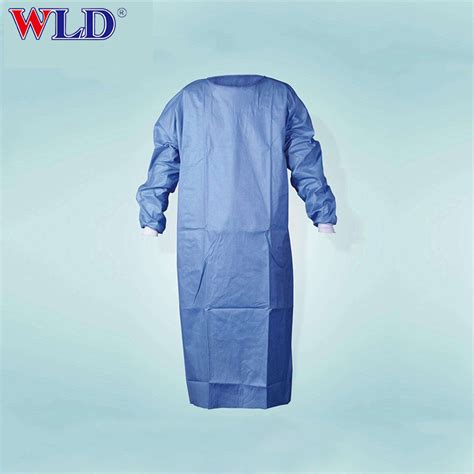 Disposable SMS Sterile Surgical Gown AAMI Level China AAMI 3 Leval