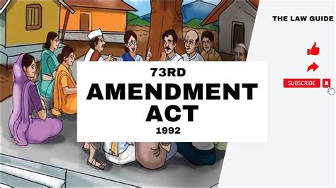 73rd Amendment Act 1992 Indian Polity Political Science Indian