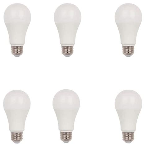 Westinghouse 100w Equivalent Cool White Omni A19 Dimmable Led Light Bulb 6 Pack 5075020 The