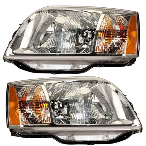 Capa For Endeavor Headlight Headlamp Front Head Light Lamp Lh Rh