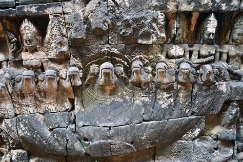 Terrace of the Leper King, Angkor Thom, Cambodia