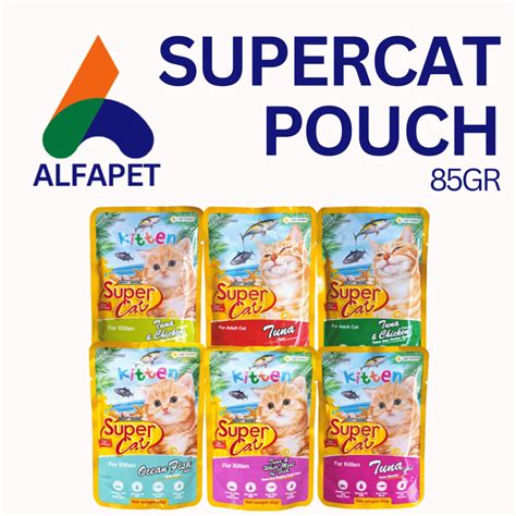 Jual Pouch Supercat Kemasan 85gr Cat Food Makanan Kucing Basah Shopee