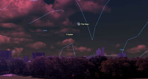 See The Nearly Full Moon And Jupiter Shine Bright Together Tonight Space