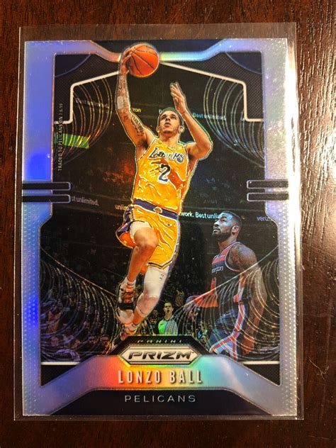 Panini Prizm Silver Prizm Lonzo Ball For Sale Online Ebay