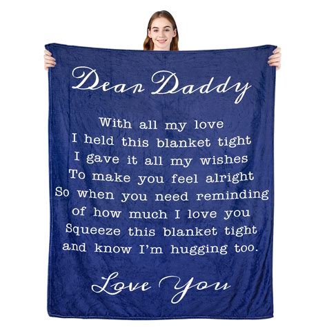 Gifts For Dad Father S Day Christmas Personalized Throw Blanket