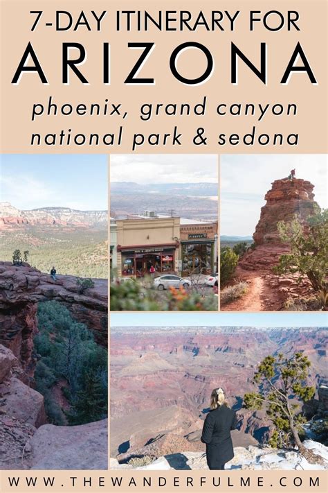 Amazing 7 Day Arizona Itinerary Phoenix Grand Canyon And Sedona Arizona Road Trip Grand