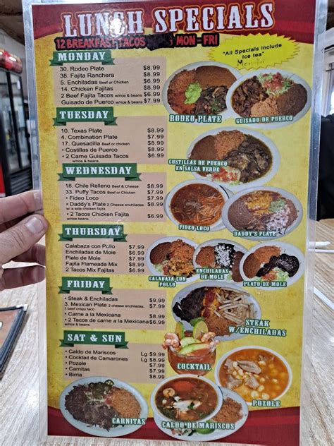 Menu At El Gran Tapatio Mexican Grill Restaurant San Antonio S Ww