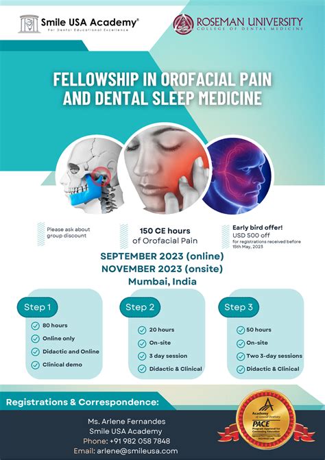 Orofacial Pain And Dental Sleep Medicine Brochure November 2023