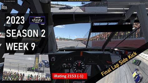 Side Kicked At Darlington Nascar Xfinity Iracing Season Week