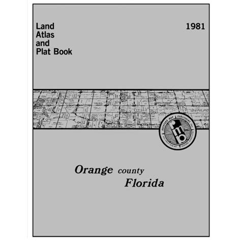 Florida Orange County Plat Map And Gis Rockford Map Publishers