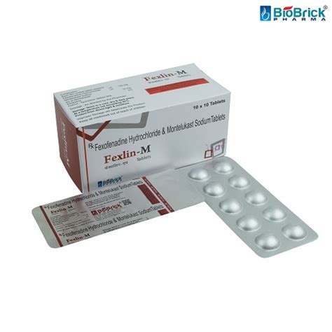 Fexofenadine Hydrochloride And Montelukast Sodium Tablets Manufacturer