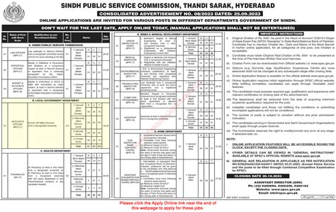 Accounts Officer Jobs In Local Government Department Sindh 2023 October