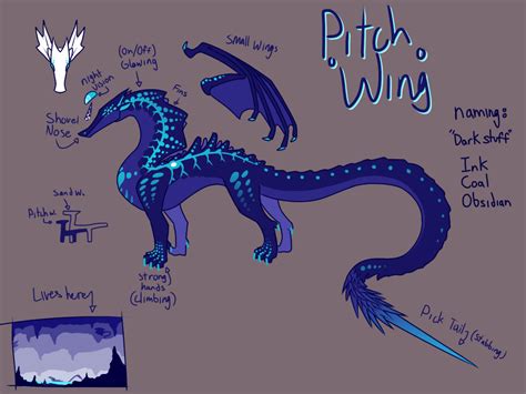 Wings Of Fire Fan Tribe Pitchwing By Nosaintsdawn On Deviantart