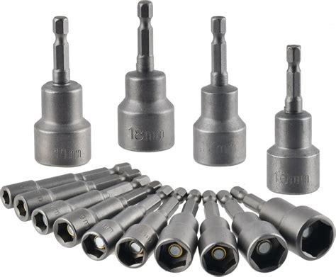 St Ck Steckschl Sselsatz Stecknuss Adapter Set Zoll Mm